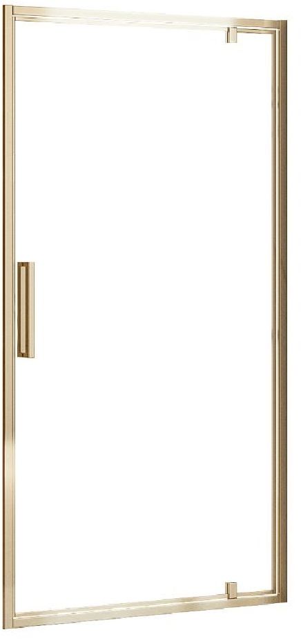 Rea Rapid Swing sprchové dvere 90 cm výklopné zlatá lesklá/priehľadné sklo REA-K5618
