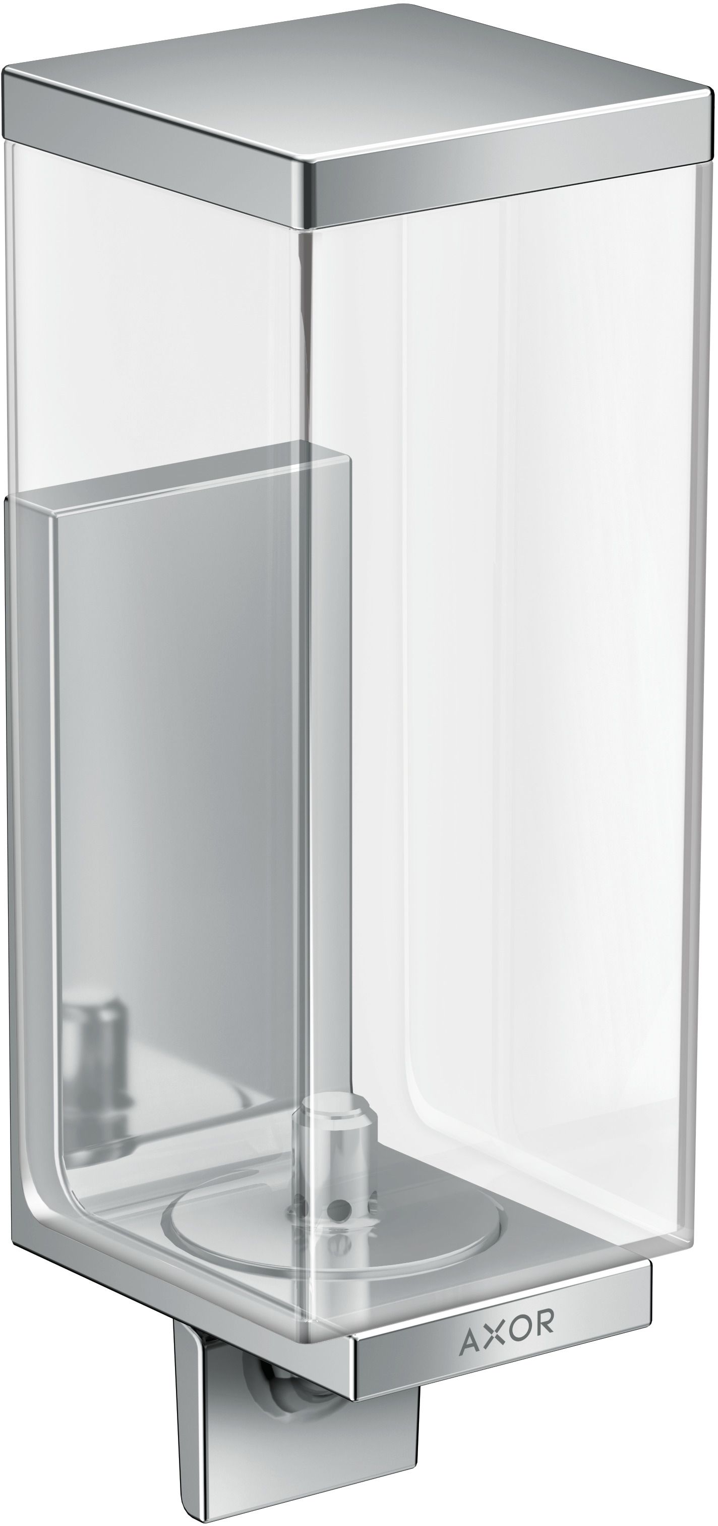 Axor Universal Rectangular dávkovač mydla 600 ml chrómová 42610000