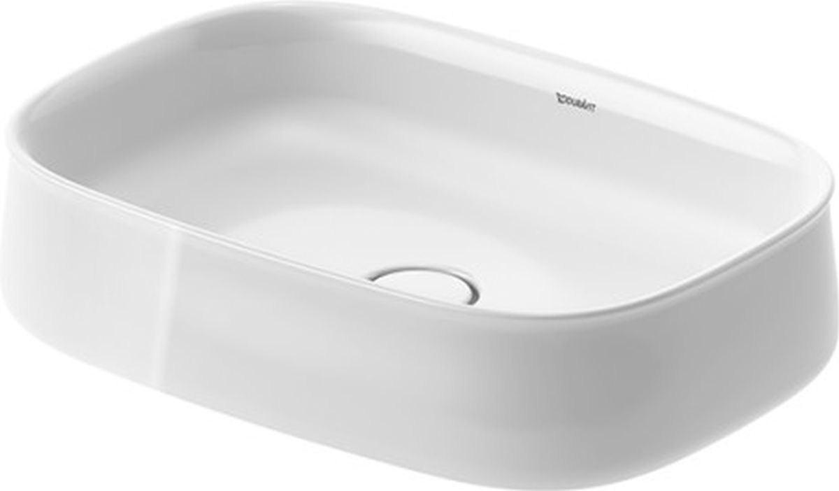 Duravit Zencha umývadlo 55x39 cm oválny pultové umývadlo biela 2373550079