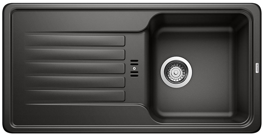 Blanco Favos 45 S granitový drez 86x43.5 cm čierna 526079
