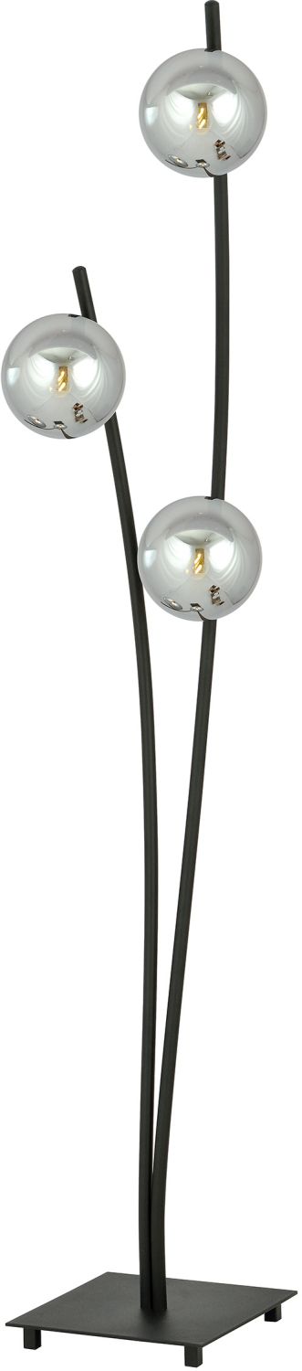 Emibig Hunter stojaca lampa 3x10 W čierna-grafitová 1100/LP3