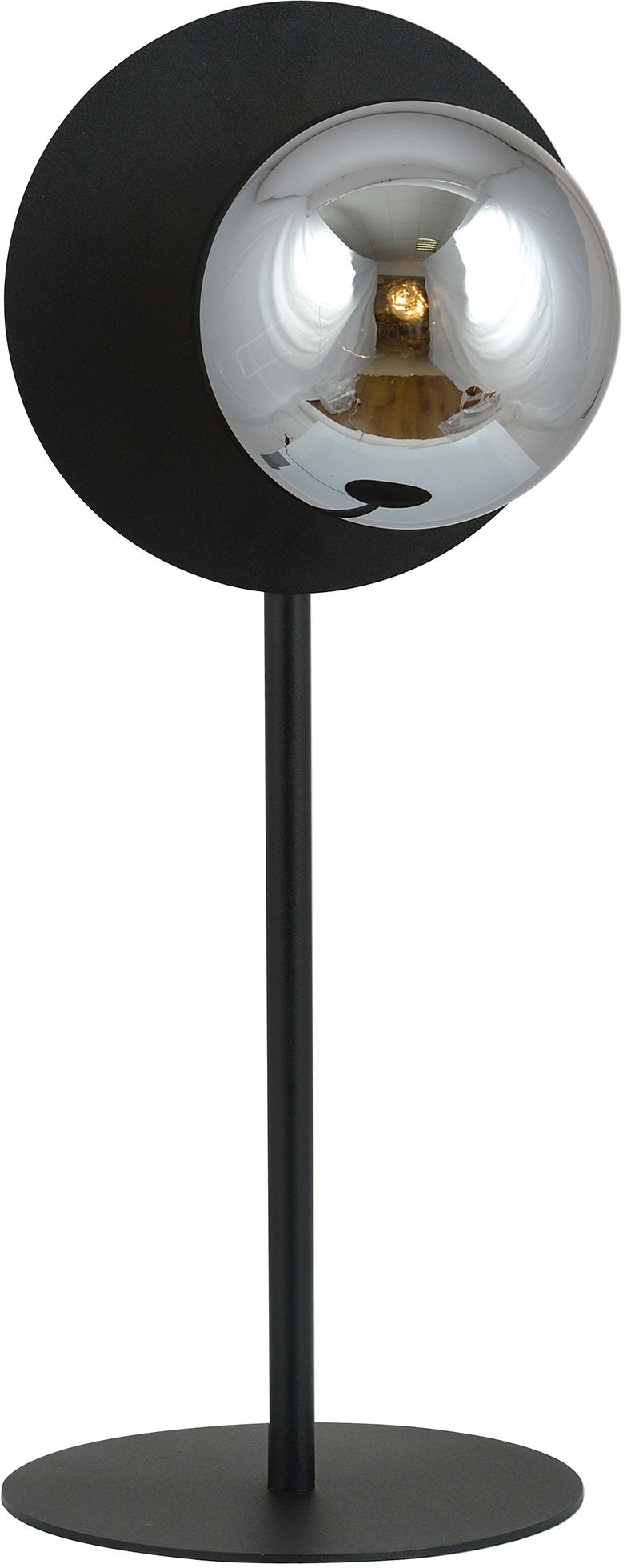 Emibig Oslo stolová lampa 1x10 W čierna-grafitová 1186/LN