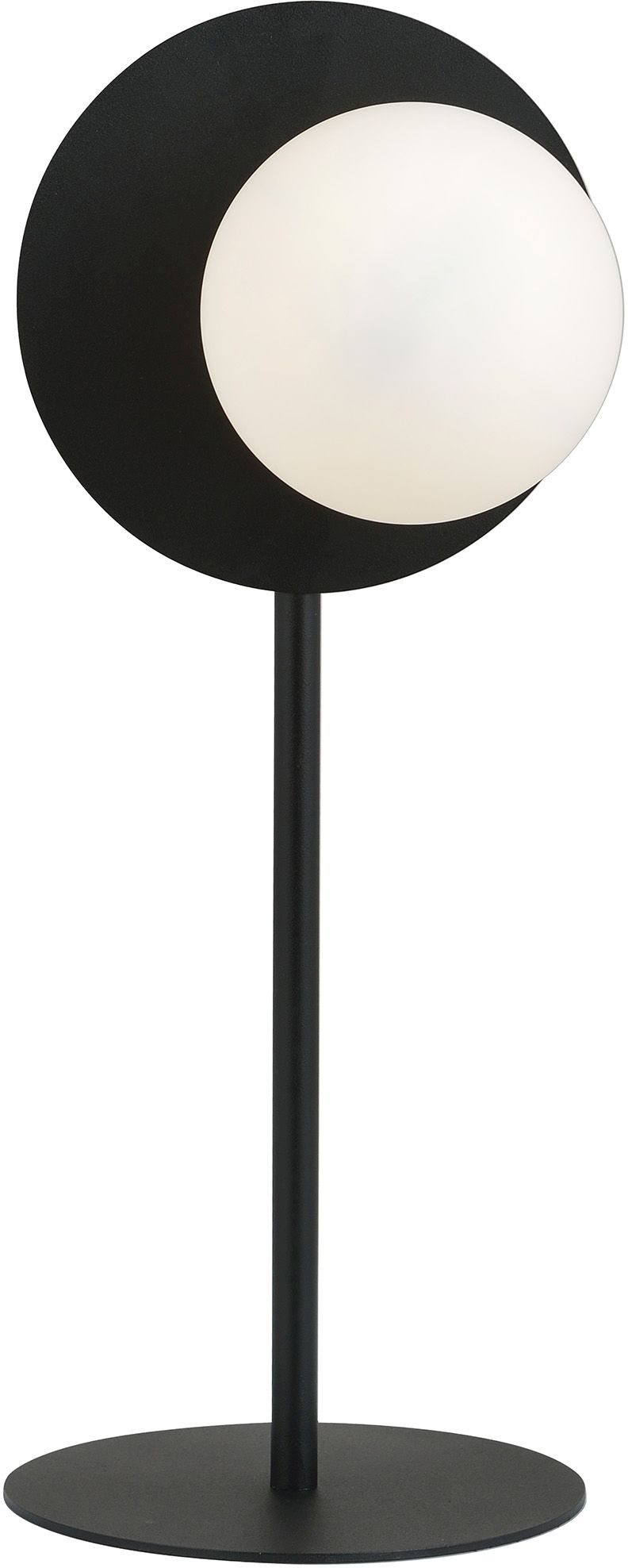 Emibig Oslo stolová lampa 1x10 W biela-čierna 1187/LN