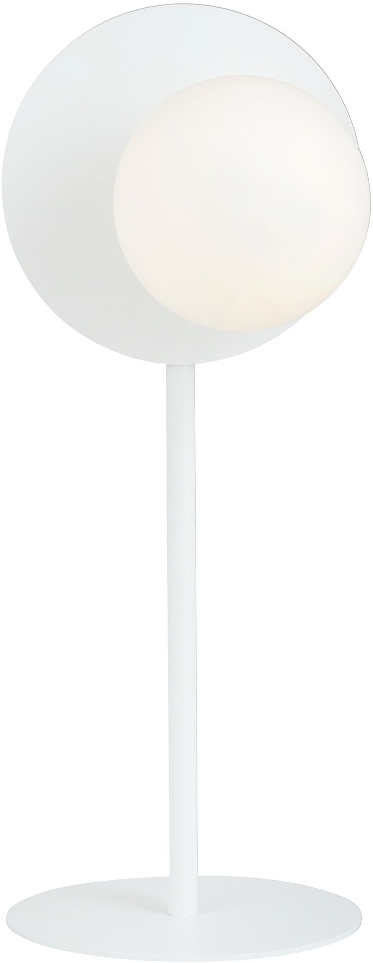 Emibig Oslo stolová lampa 1x10 W biela 1189/LN