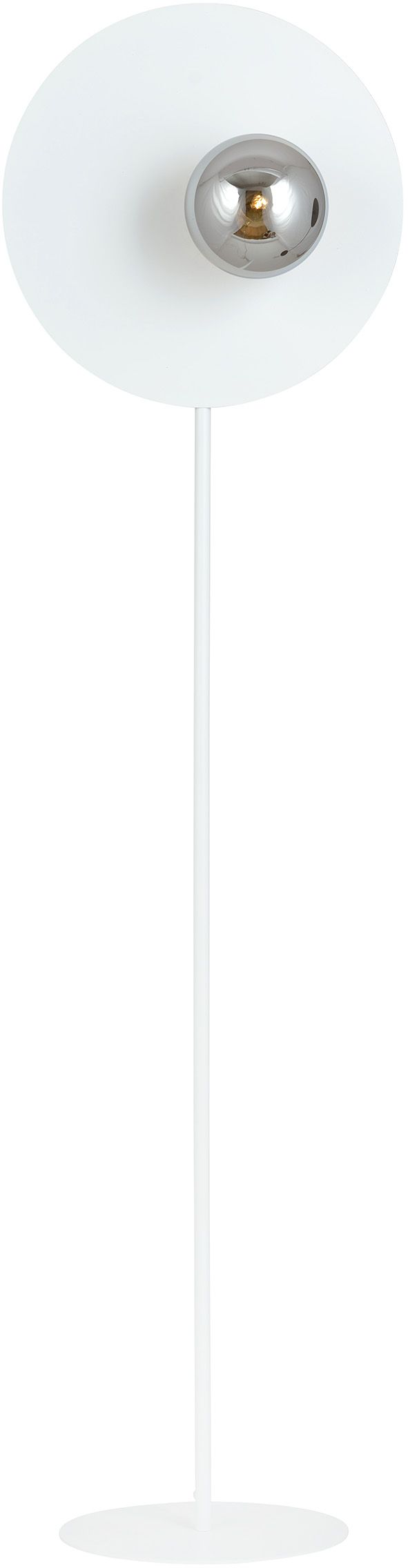 Emibig Oslo stojaca lampa 1x10 W biela-grafitová 1188/LP