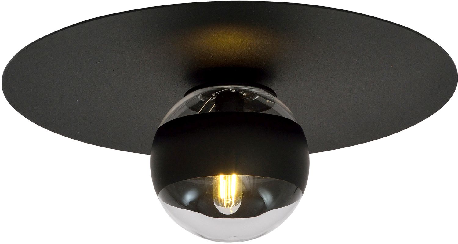 Emibig Solar Stripe stropné svietidlo 1x10 W čierna-priehľadná 1129/1