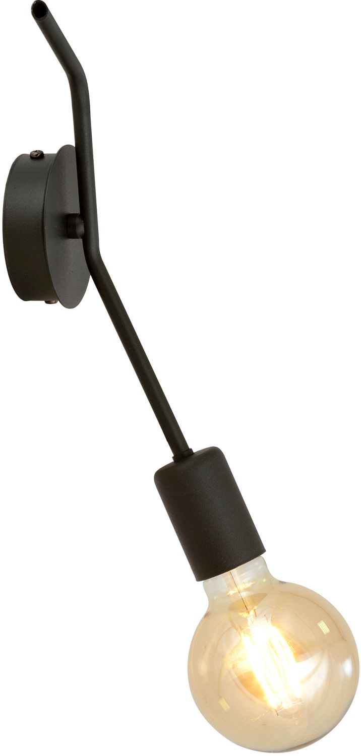 Emibig Frix nástenná lampa 1x15 W čierna 1126/K1