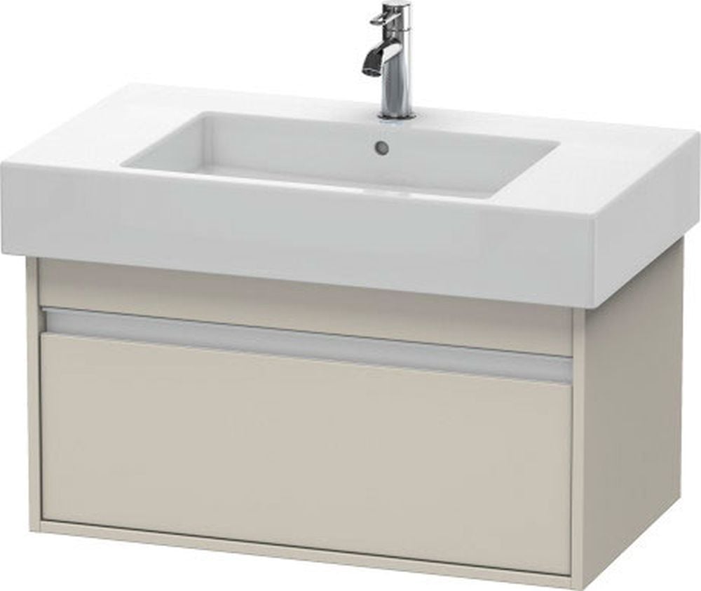 Duravit Ketho skrinka 80x45.5x41 cm závesné pod umývadlo sivá KT669009191