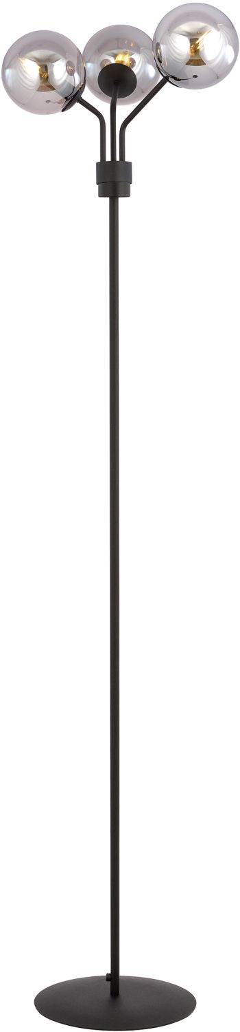 Emibig Nova stojaca lampa 3x10 W čierna-grafitová 1140/LP3