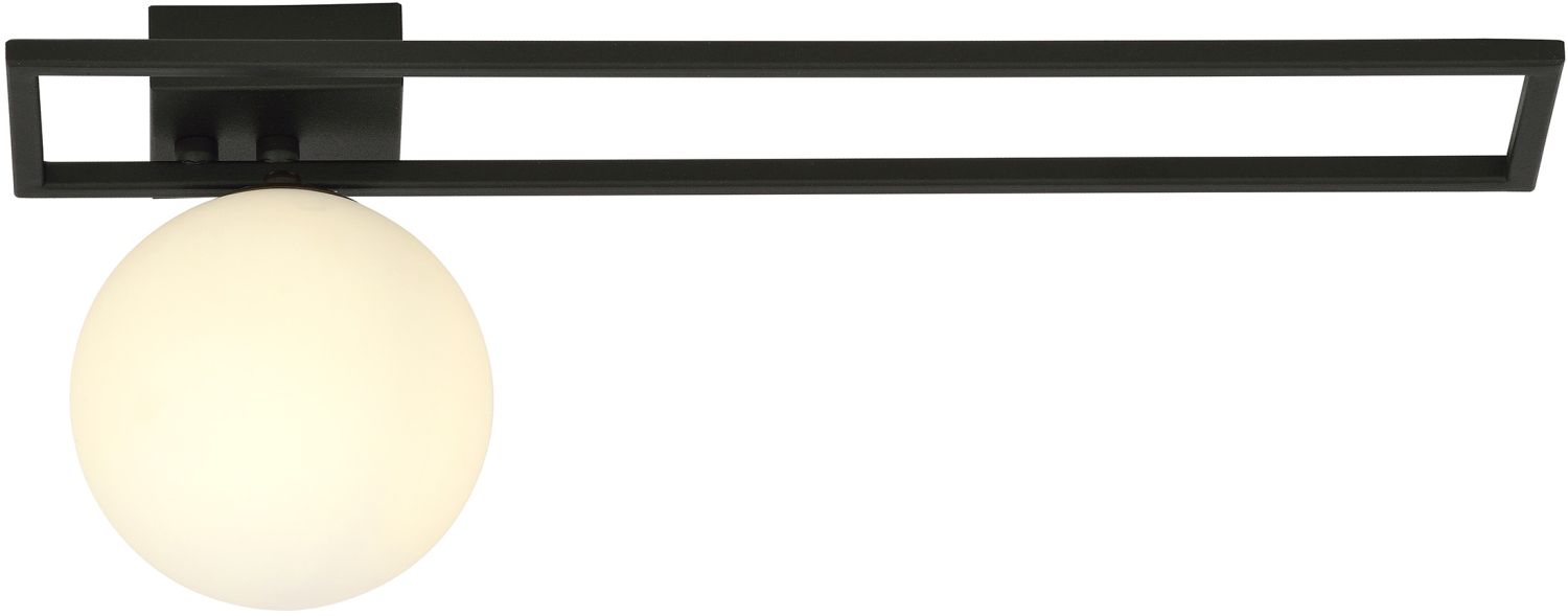 Emibig Imago stropné svietidlo 1x10 W čierna-opalová 1130/1C