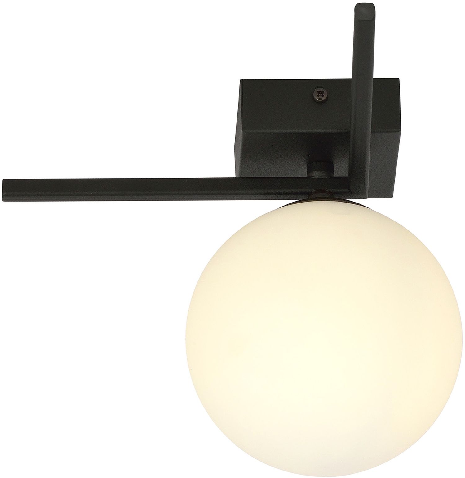 Emibig Imago stropné svietidlo 1x10 W čierna-opalová 1130/1G
