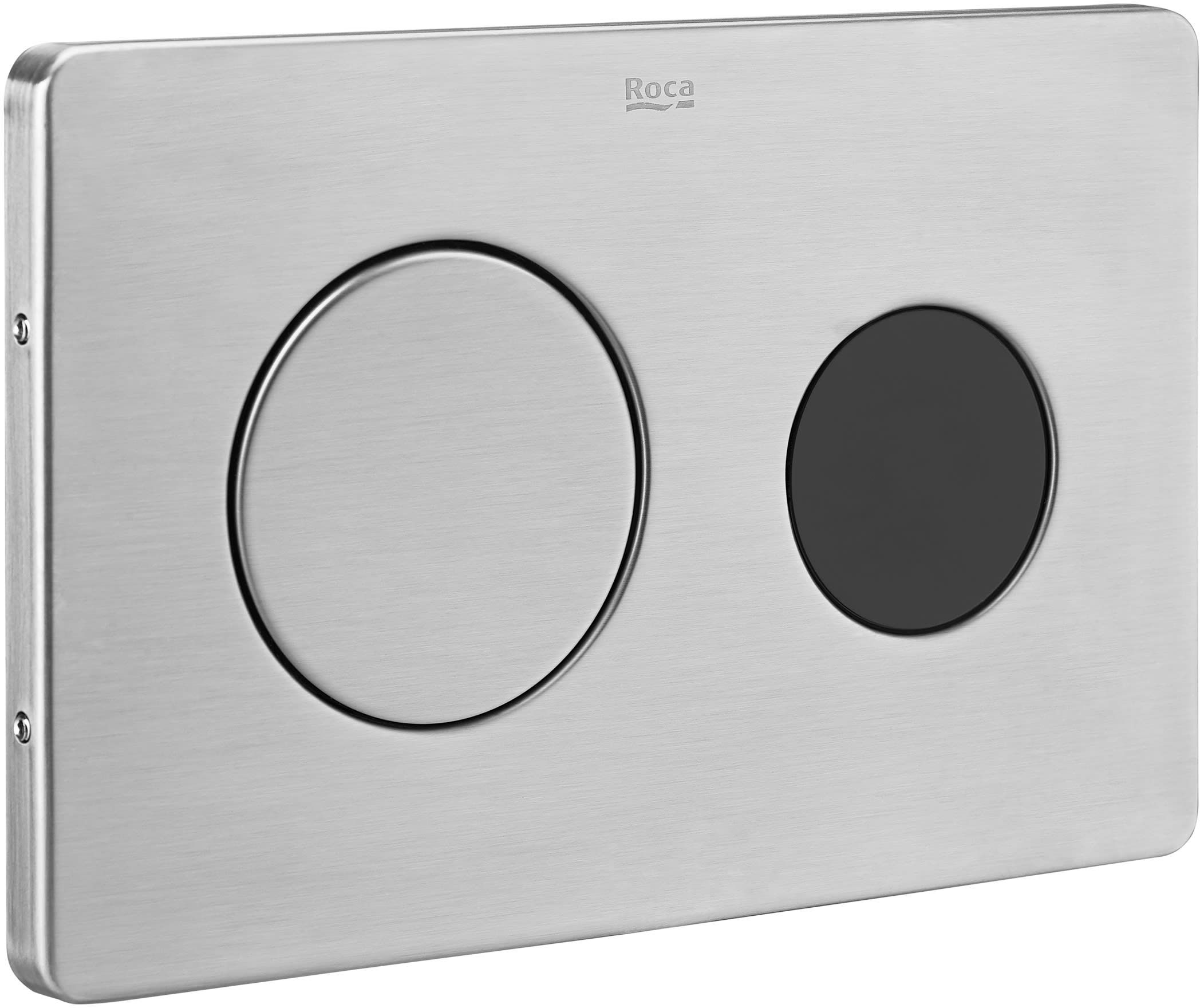 Roca One Pro splachovacie tlačidlo do toalety oceľová A890189500