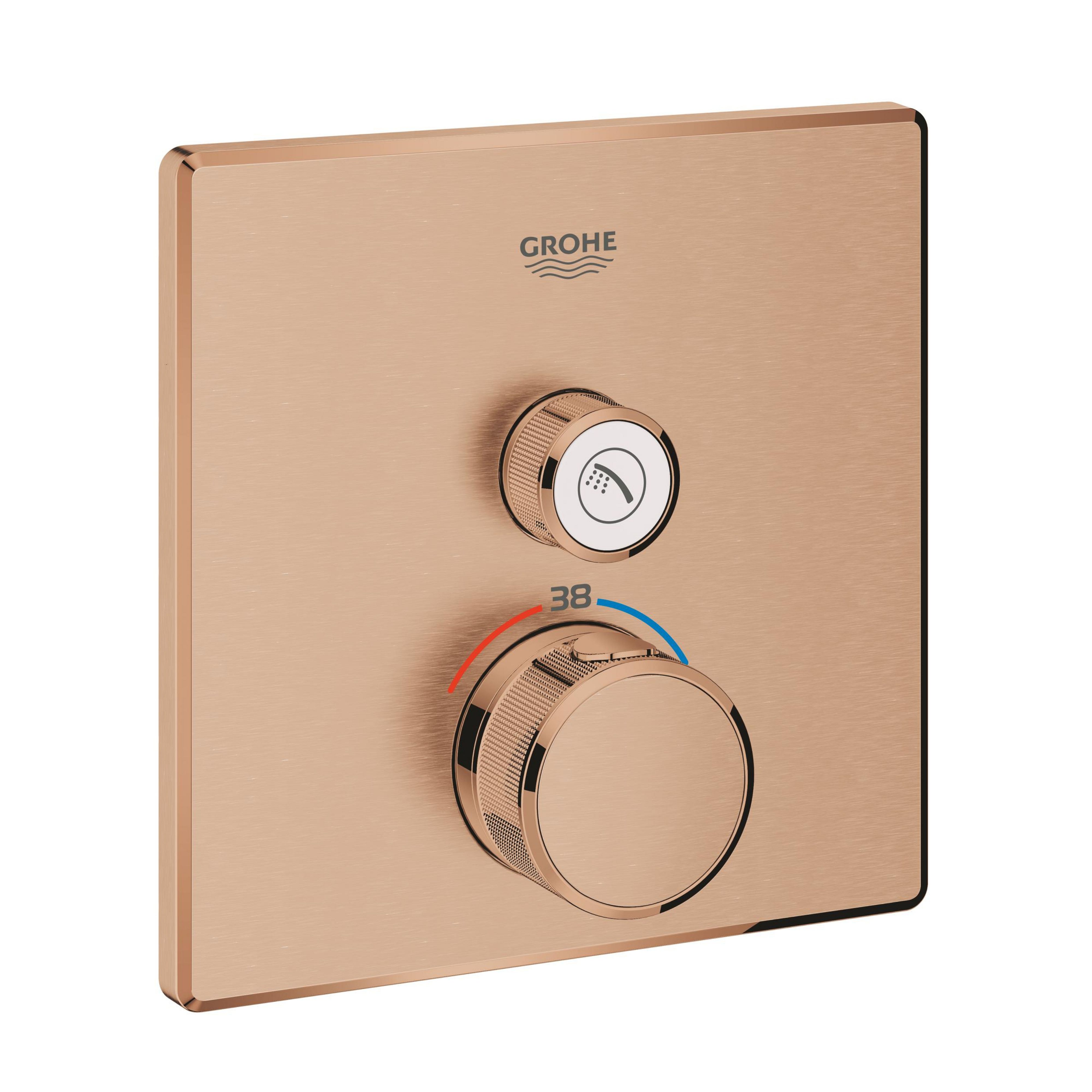 Grohe Grohtherm SmartControl sprchová batéria podomietková s termostatom Brushed Warm Sunset 29123DL0