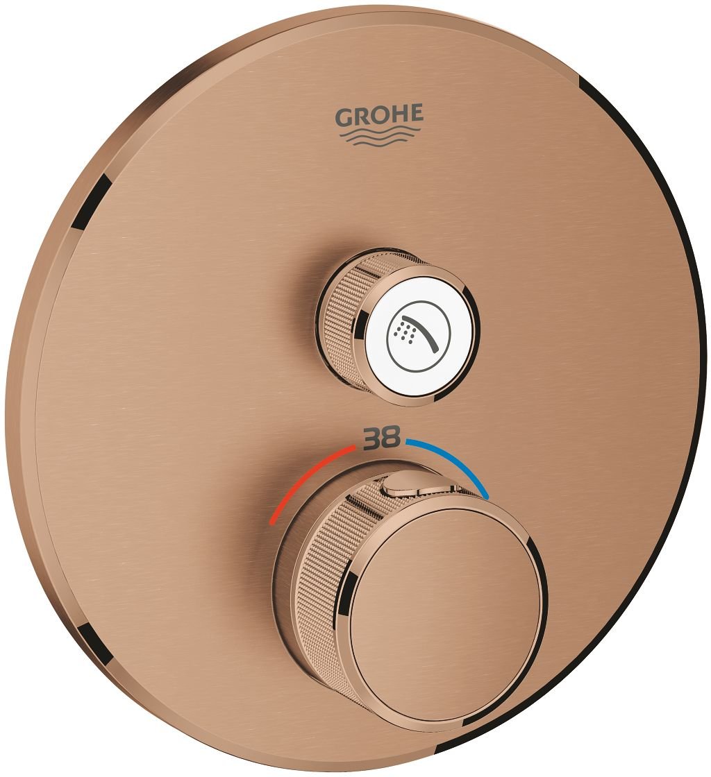 Grohe Grohtherm SmartControl sprchová batéria podomietková áno Brushed Warm Sunset 29118DL0