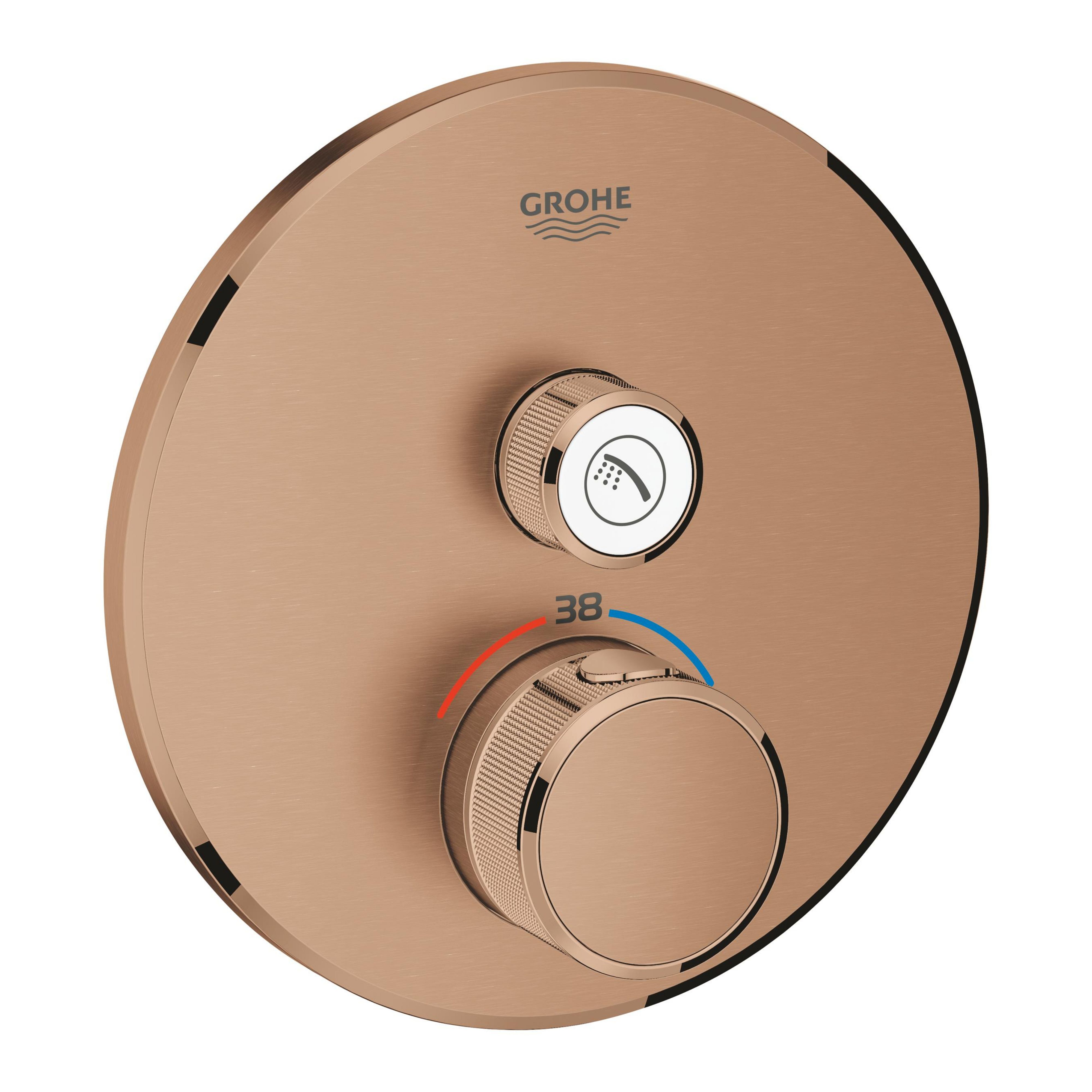 Grohe Grohtherm SmartControl sprchová batéria podomietková s termostatom Brushed Warm Sunset 29118DL0
