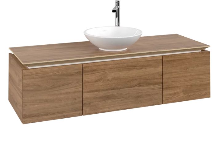 Villeroy & Boch Legato skrinka 140x50x38 cm závesné pod umývadlo dub B58500RH