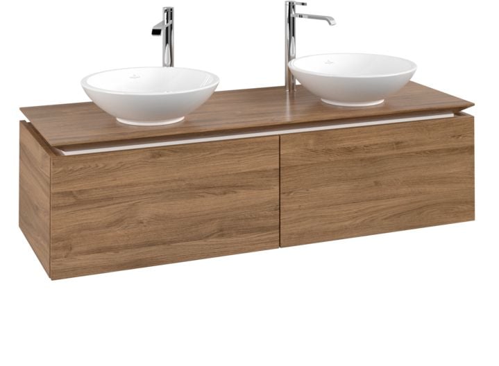 Villeroy & Boch Legato skrinka 140x50x38 cm závesné pod umývadlo dub B59100RH