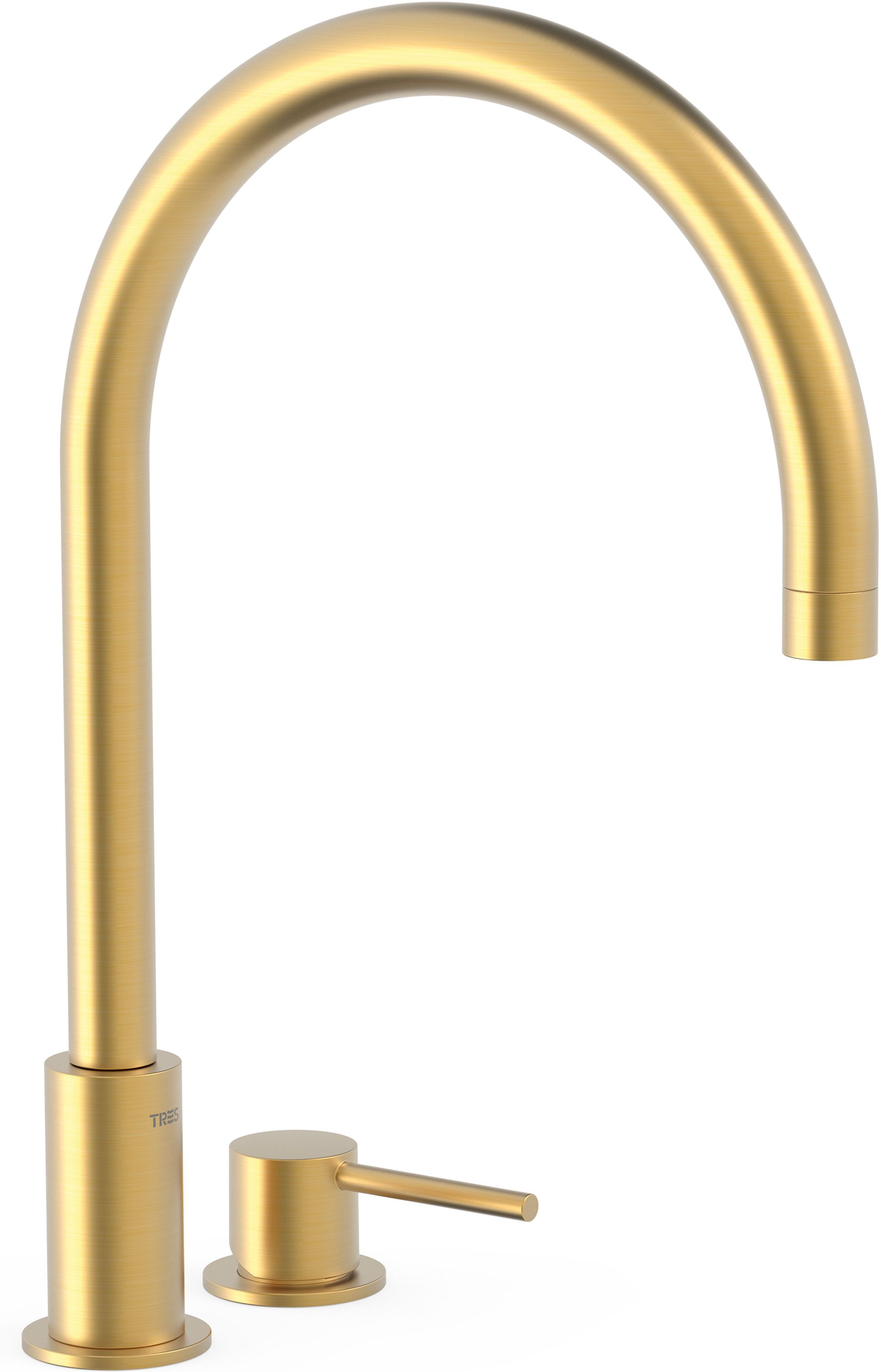 Tres Study Exclusive umývadlová batéria stojanková zlatá 26110501OM