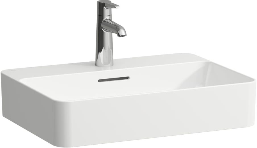 Laufen Val umývadlo 55x40 cm obdĺžnik pultové umývadlo biela lesklá H8122844001041