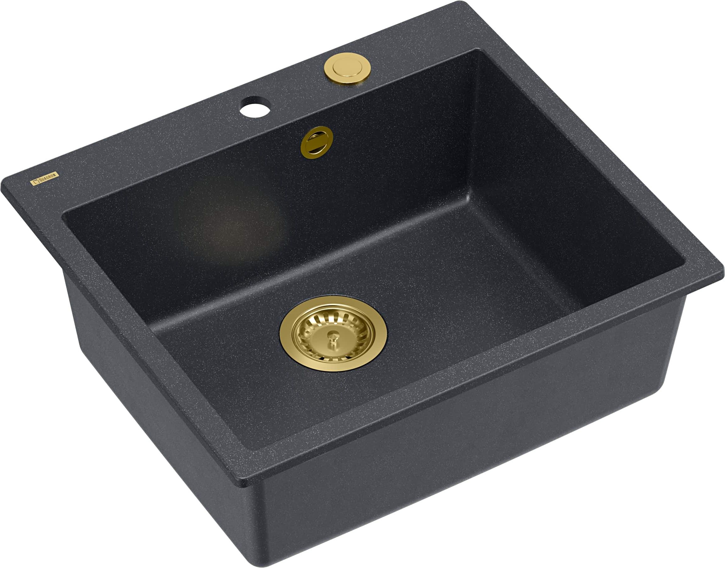 Quadron Morgan drez graniteq 57x50 cm čierna HB8304U8-G1_P2O