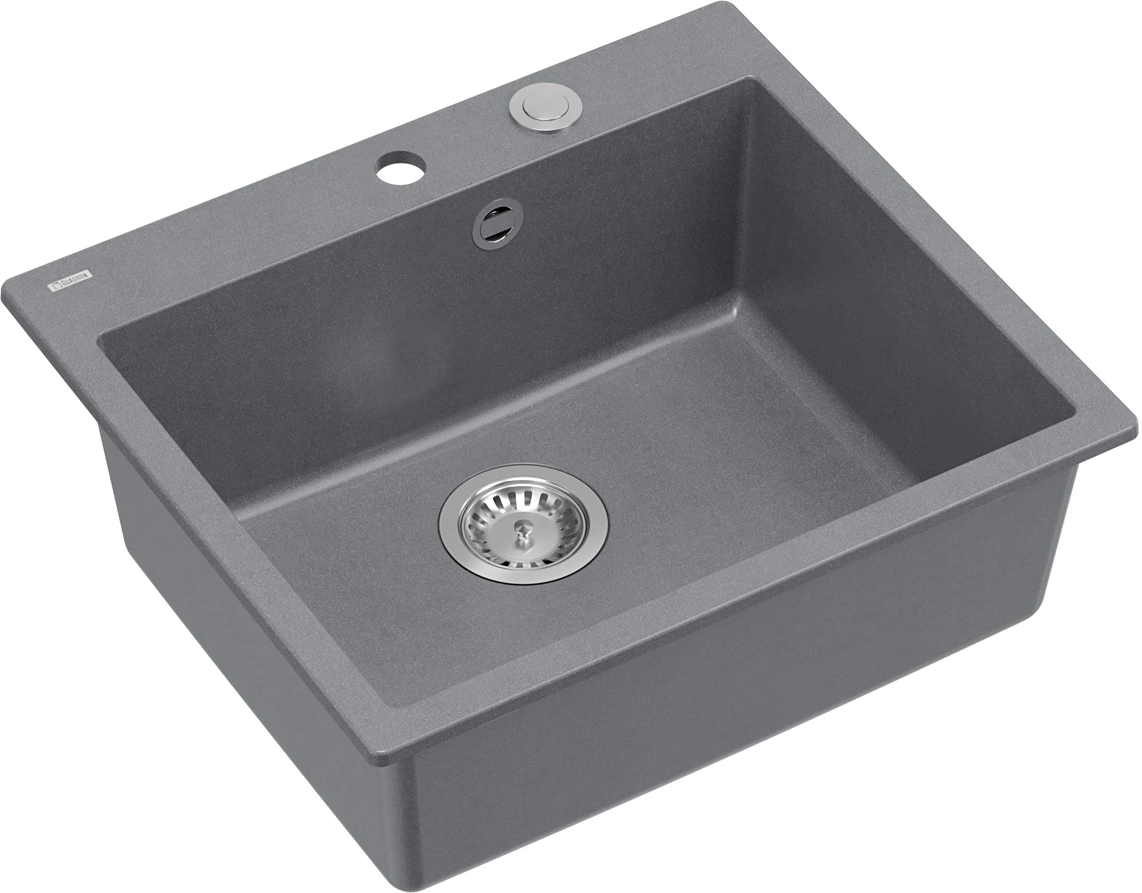 Quadron Morgan drez graniteq 57x50 cm sivá/grafitová/ónyxová HB8304U5-BS_P2O