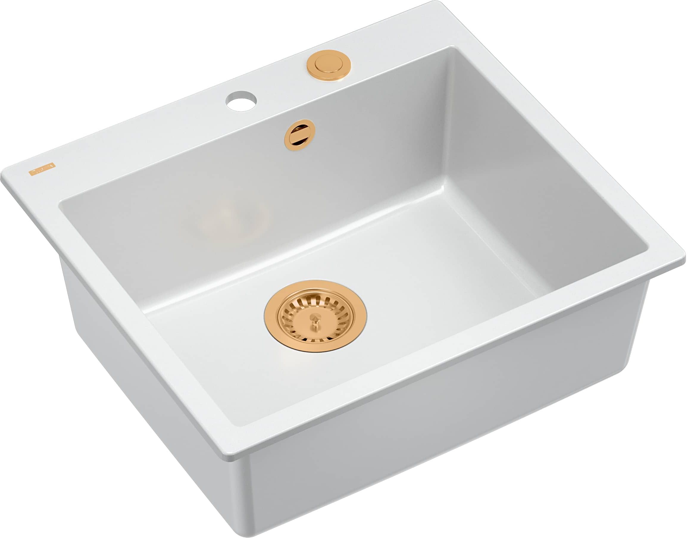 Quadron Morgan drez graniteq 57x50 cm biela HB8304U1-C1_P2O