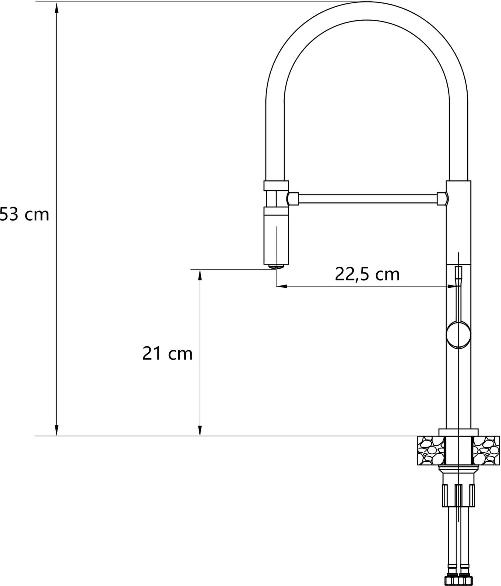 Quadron Margot T kuchynská batéria stojaca čierna-medená 3623502_BLMPVDC1