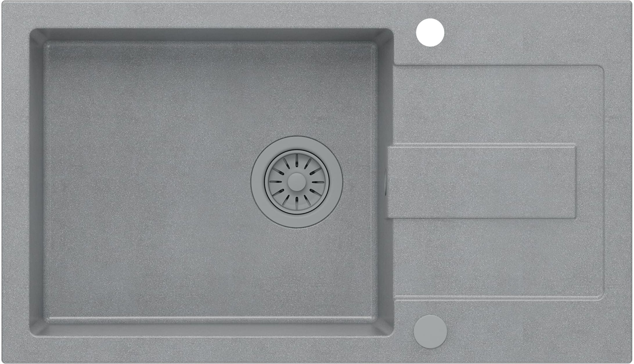 Quadron Christian drez graniteq 78x45 cm sivá/grafitová/ónyxová HCQC57845SZK_PC