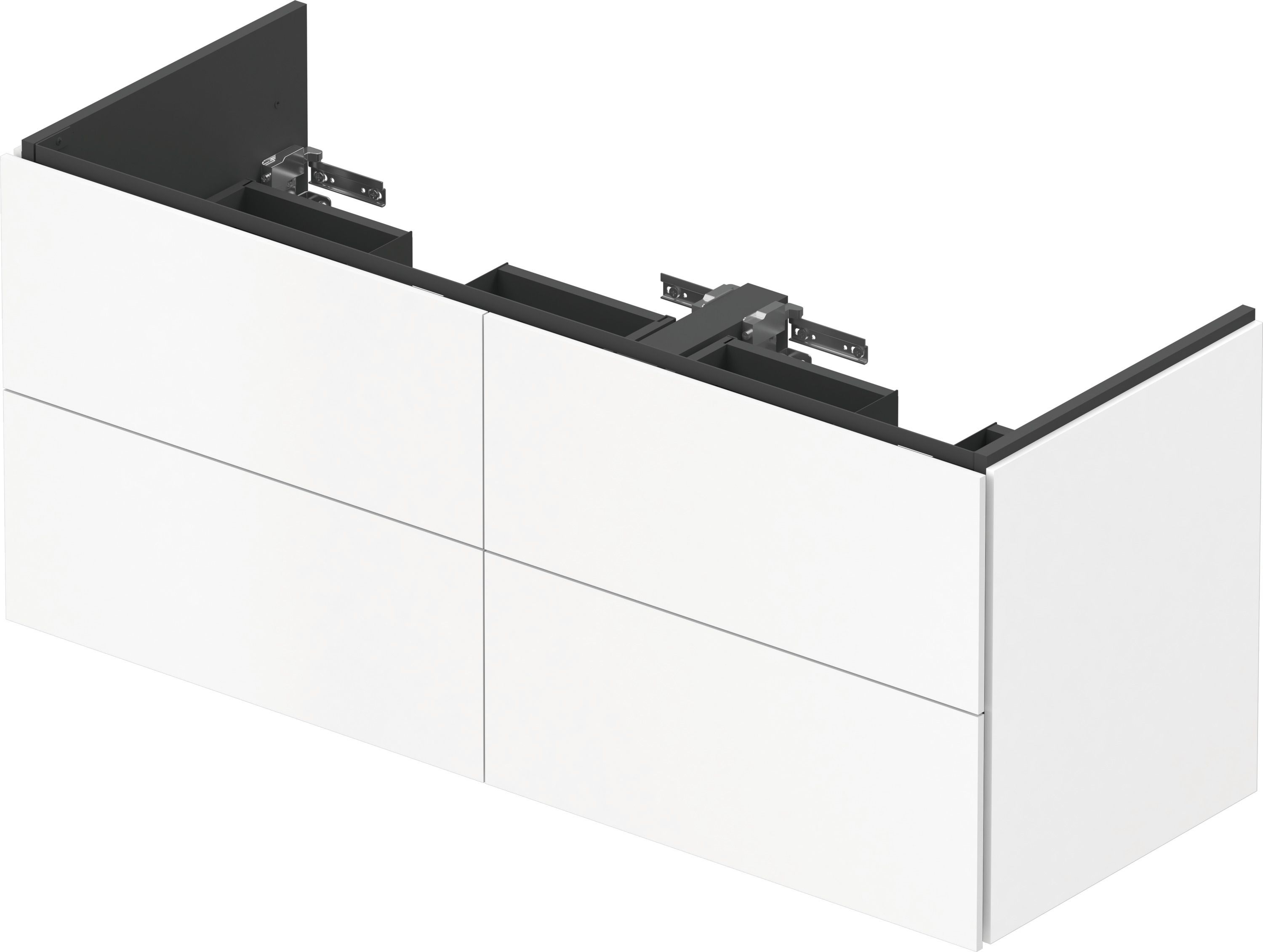 Duravit L-Cube skrinka 129x48.1x55 cm závesné pod umývadlo biela LC625901818