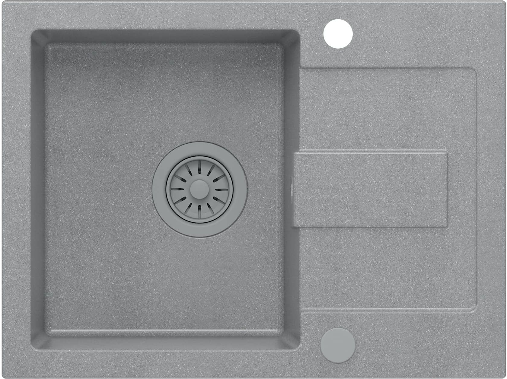 Quadron Christian drez graniteq 60x45 cm sivá/grafitová/ónyxová HCQC6045SZK_PC