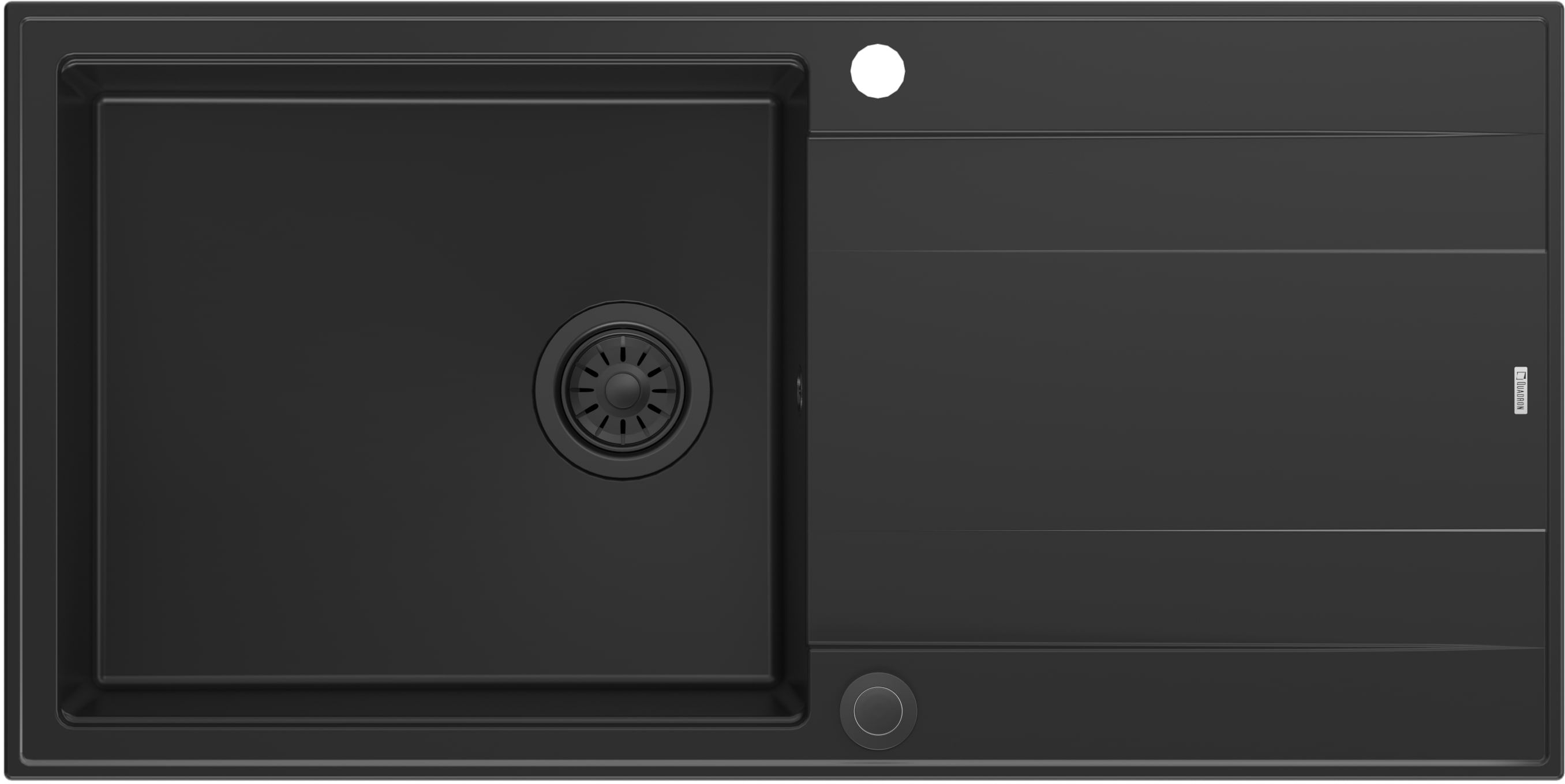 Quadron Evan drez graniteq 100x50 cm čierna HCQE10050U7_BLM_P2O