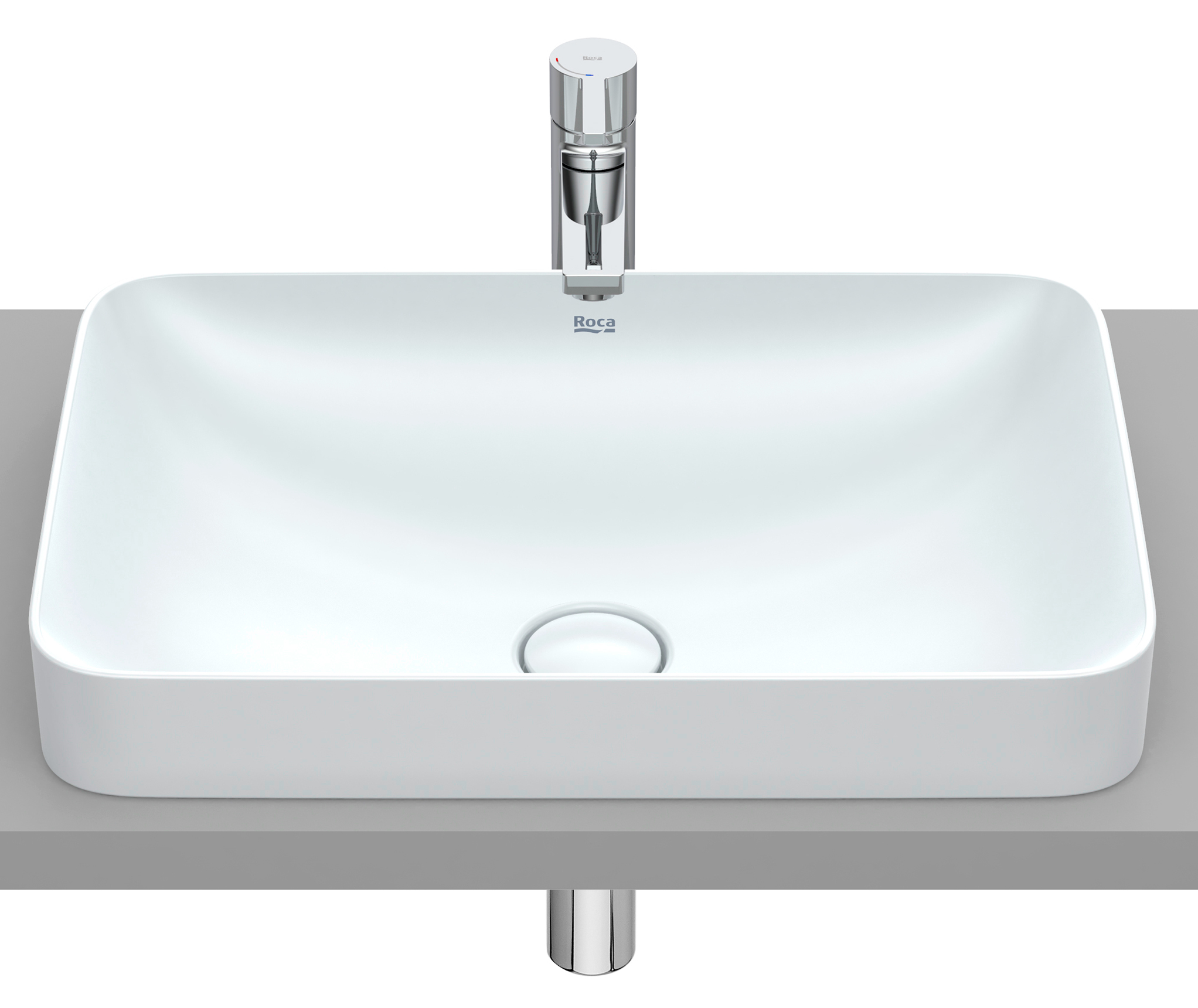 Roca Inspira umývadlo 55x37 cm obdĺžnik vstavané umývadlo A327534630