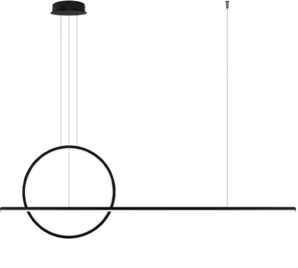 Altavola Design Linea závesné svietidlo 2x30 W čierna LA087/PX143_40_3k_30W_black