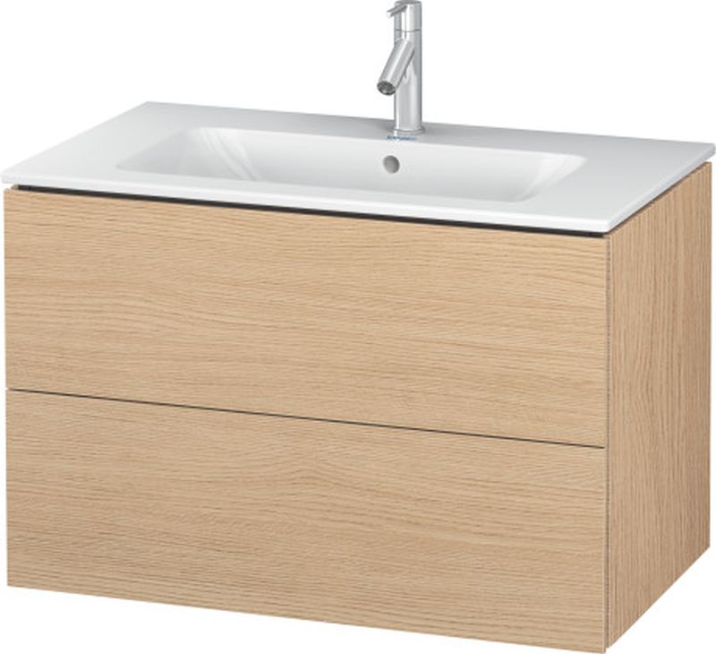 Duravit L-Cube skrinka 82x48.1x55 cm závesná kúpeľňová skrinka pod umývadlo dub LC624103030