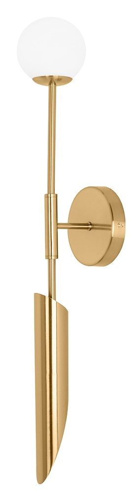 Moosee Lucca nástenná lampa 2x40 W biela-zlatá MSE010400205
