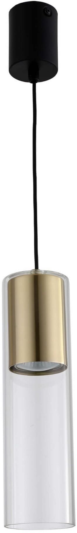 Light Prestige Manacor závesné svietidlo 1x50 W priehľadná-zlatá LP-232/1PGD
