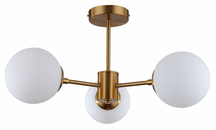 Light Prestige Roma stropné svietidlo 3x40 W biela LP-1345/3PGD