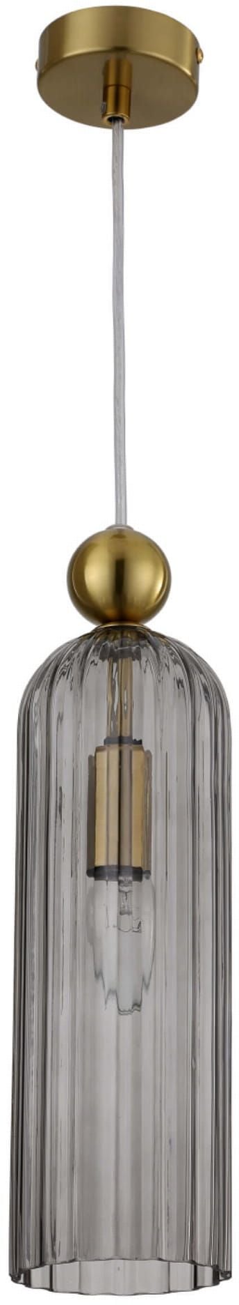 Light Prestige Piega závesné svietidlo 1x40 W dymová-zlatá LP-939/1PSMOKED