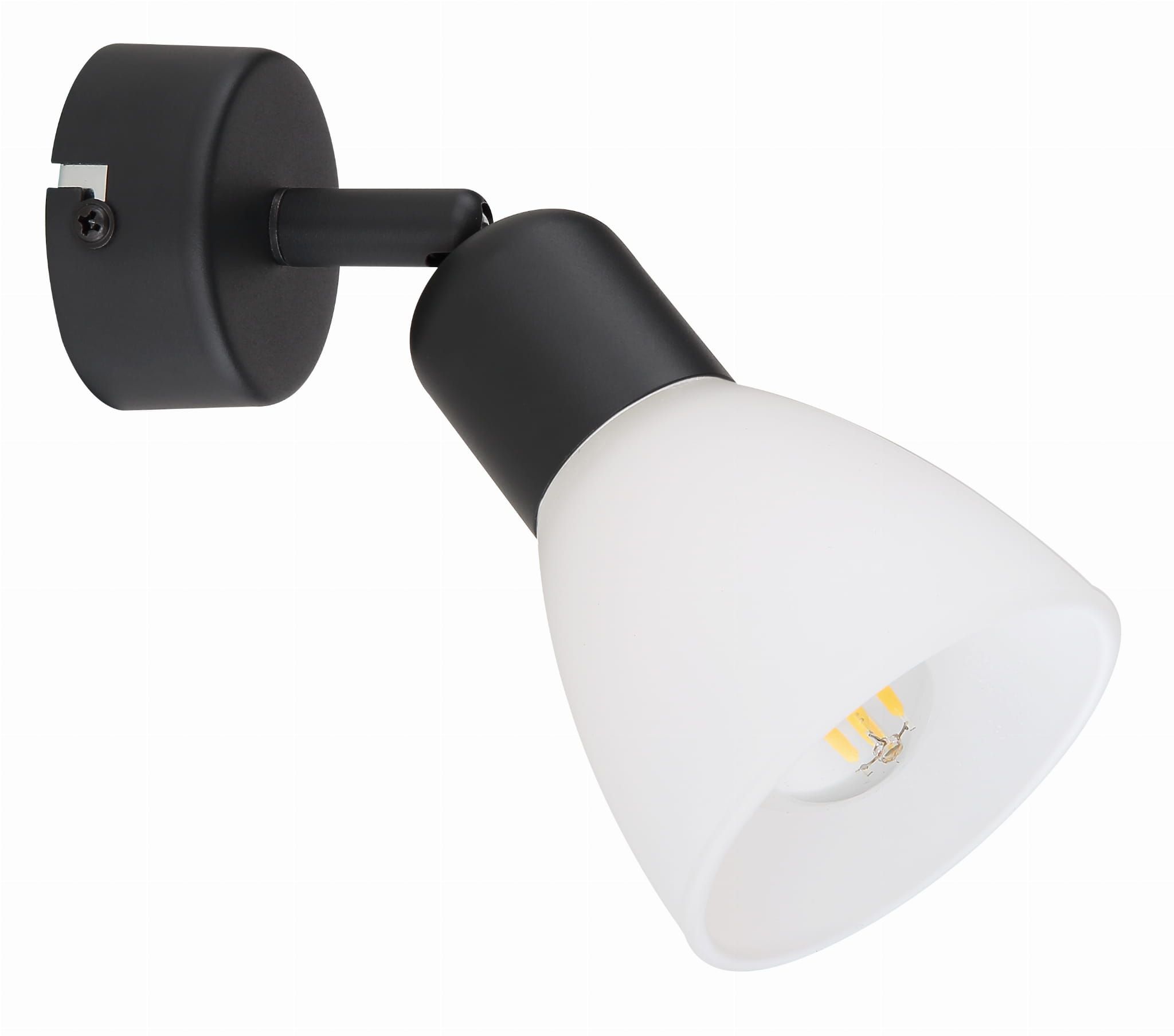 Light Prestige Malta nástenná lampa 1x40 W biela-čierna LP-877/1WBK