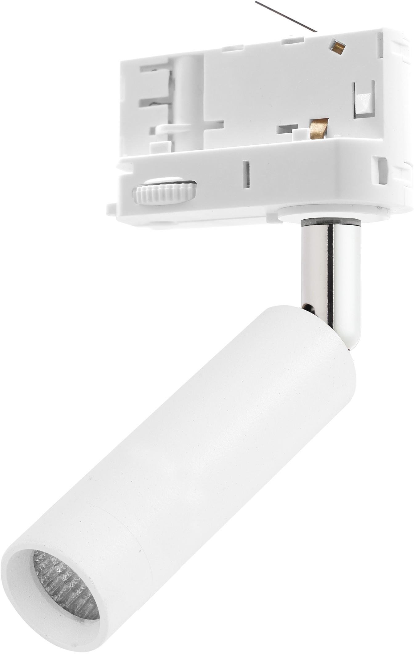 TK Lighting Tracer lampa na koľajnicovú lištu 1x6 W biela-chróm 4846