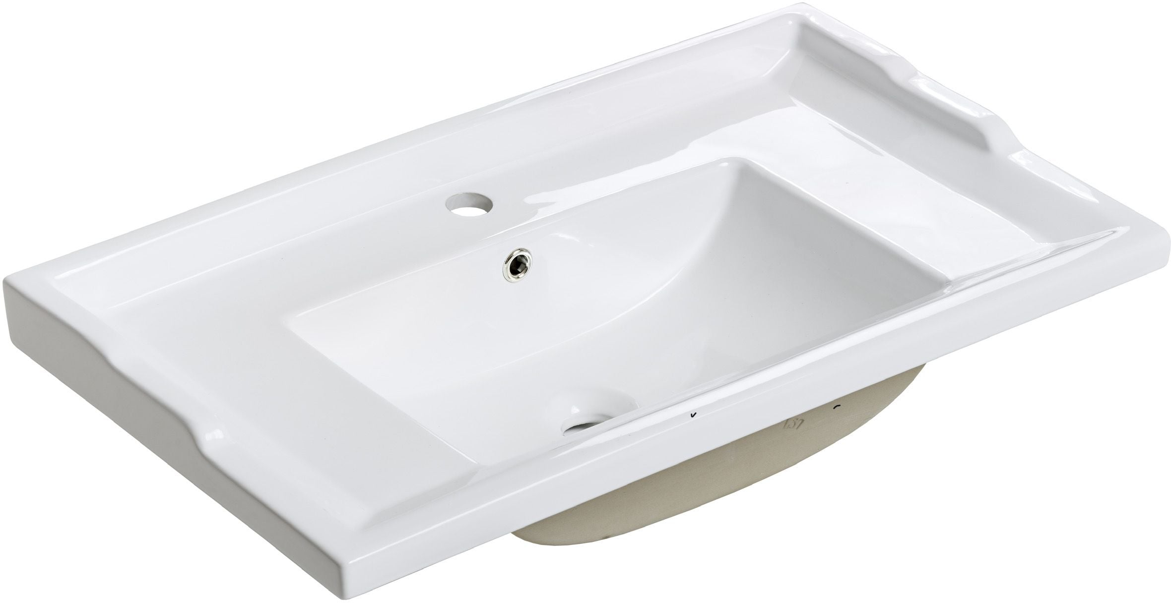 Comad Retro umývadlo 81x46 cm obdĺžnik biela UM-CFPF80RETRO