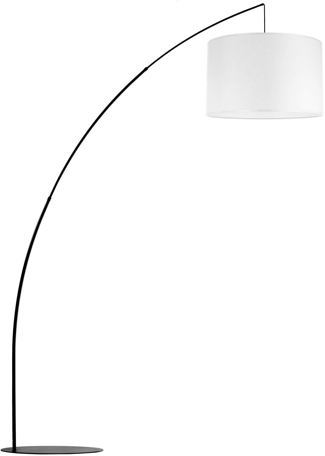 TK Lighting Moby stojaca lampa 1x15 W biela-čierna 3060