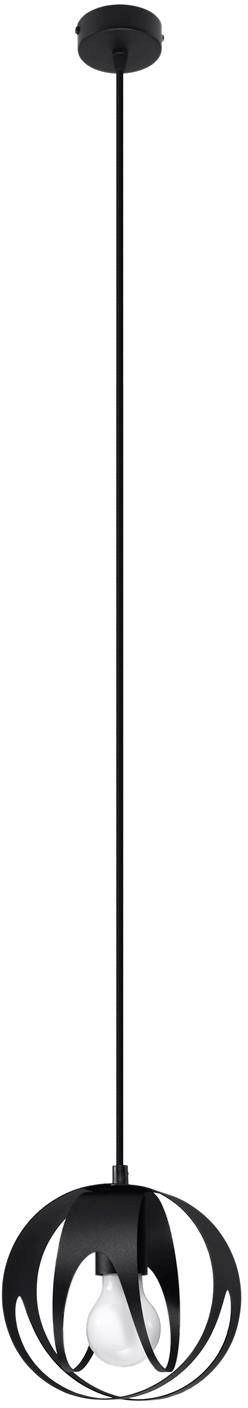 Sollux Lighting Tulos závesné svietidlo 1x60 W čierna SL.1087