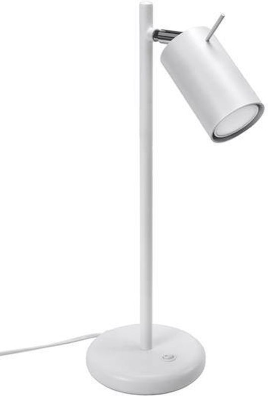 Sollux Lighting Ring stolová lampa 1x40 W biela SL.1090