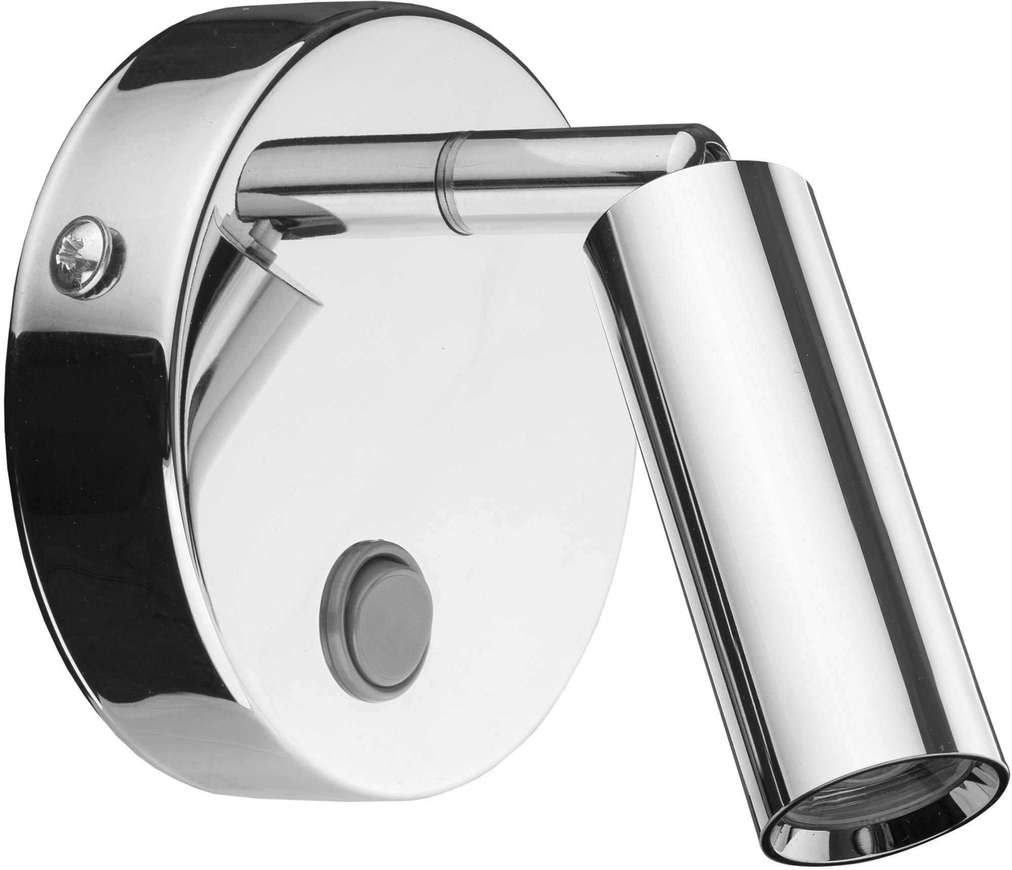 TK Lighting Enzo nástenná lampa 1x6 W strieborná 4267