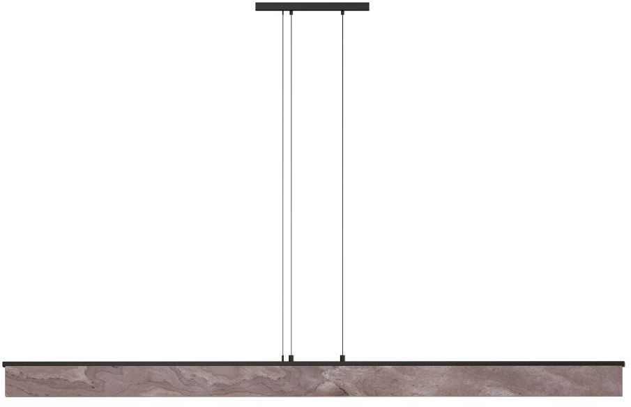 Abigali Marble Stone závesné svietidlo 1x30 W čierna-hnedá MPLS-6602-606R