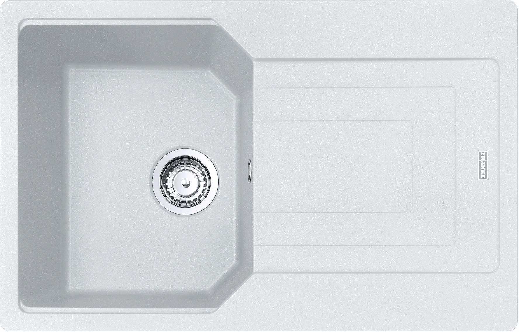 Franke Urban granitový drez 78x50 cm biela 114.0687.272