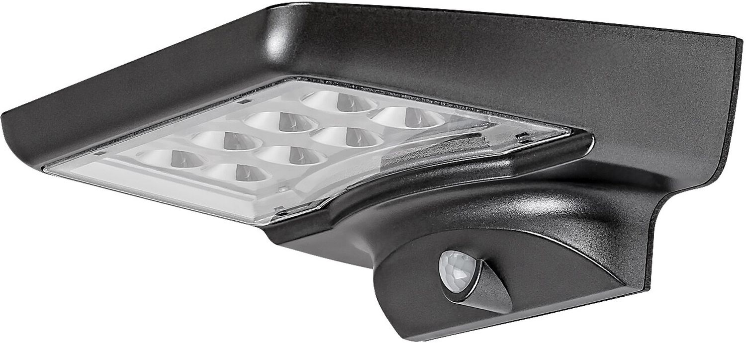 Rabalux Moselle nástenná lampa 1x4 W čierna-priehľadná 77014