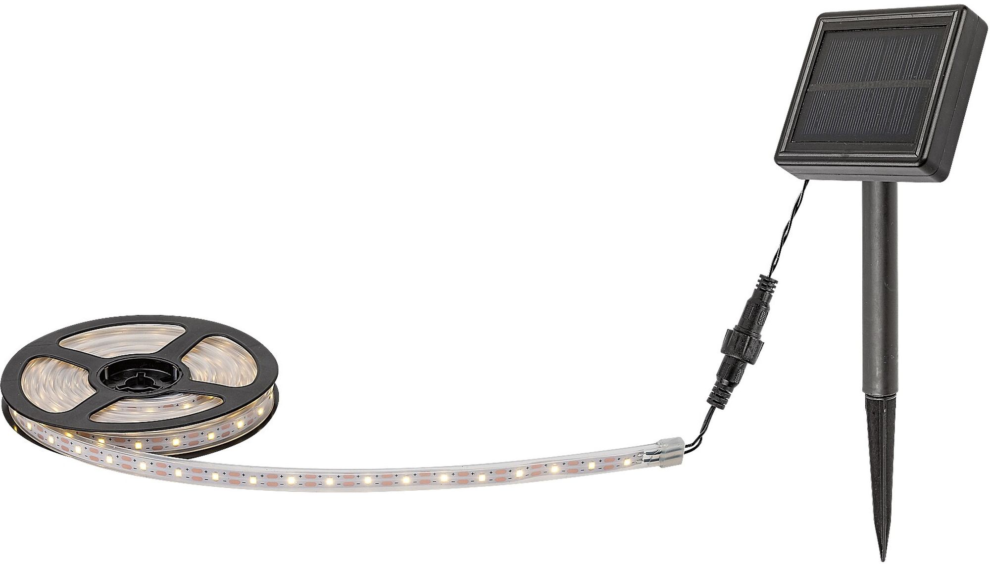 Rabalux Ansoo stojaca solárna lampa x0.26 W biela 77016