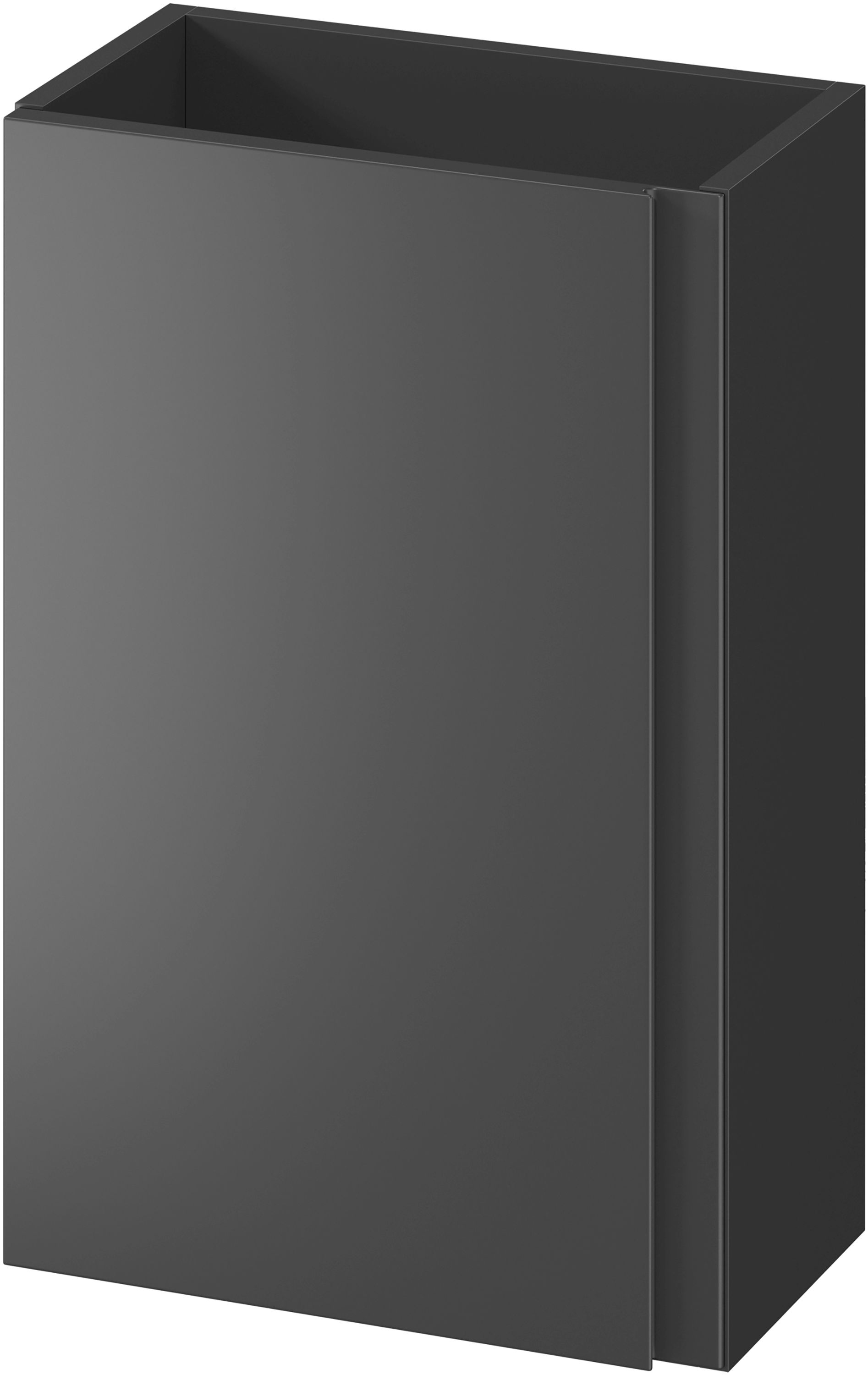 Cersanit Moduo skrinka 39x21.5x59 cm závesná kúpeľňová skrinka pod umývadlo antracitová S590-066-DSM